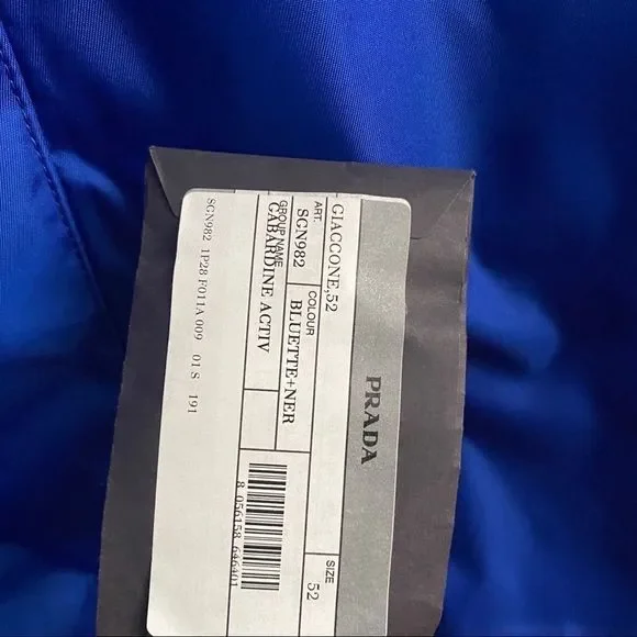 PRADA Men’s Nylon Gabardine Double Layer Jacket